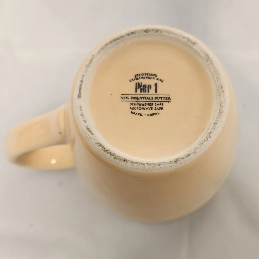 4” Pier 1 New Essentials Butter Mug